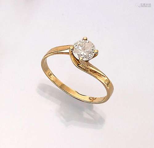 18 kt gold brilliant-ring