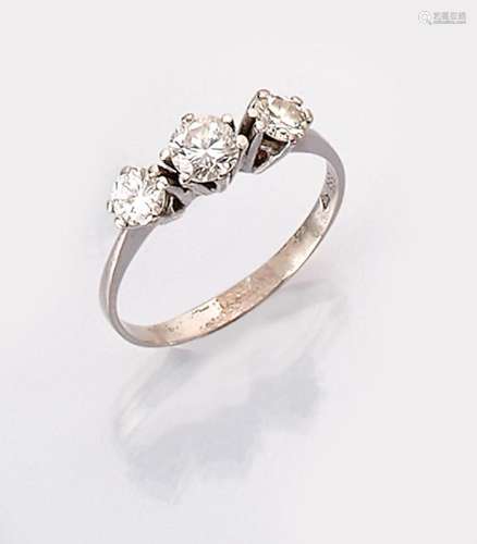 14 kt gold diamond-ring