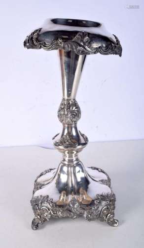 A large weighted silver plate Epergne stand/centre piece. 43...