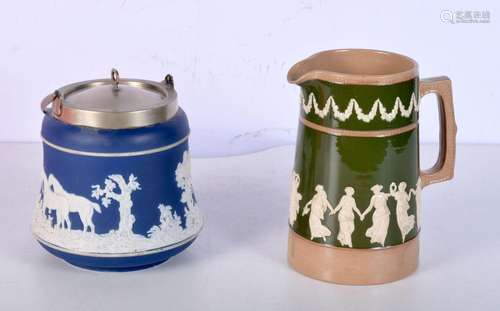 A Copeland Spode Dancing Hours jug together with a Tunstall ...