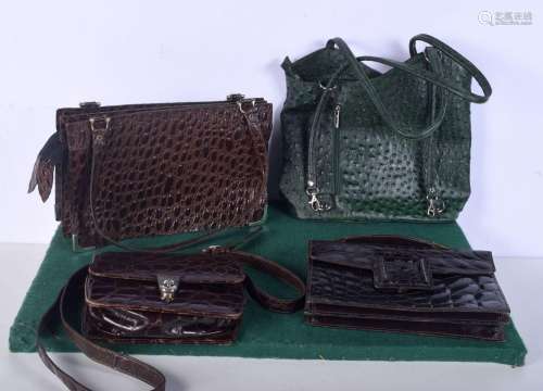 A quantity of vintage handbags, including a "Pierra&quo...