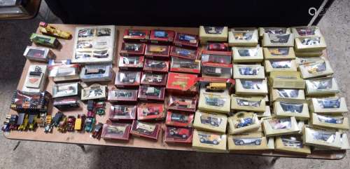 A collection of boxed and unboxed Matchbox models of Yestery...