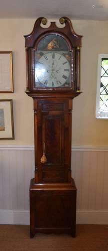 A GOOD GEORGE III SCOTTISH MAHOGANY LONGCASE CLOCK Perth, wi...