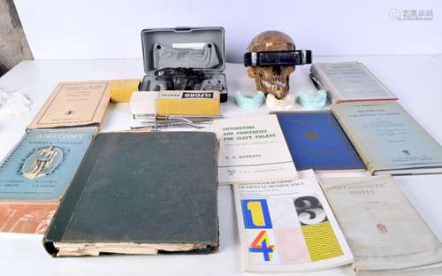 A collection of Dental collectables , books, instruments , a...