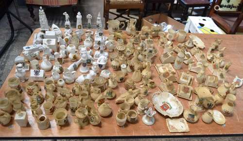 A collection of ceramic heraldic items (Qty)