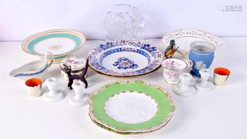 A collection of ceramic items English and Continental includ...