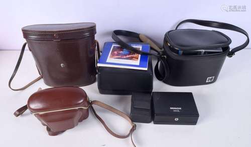 A collection of vintage Cameras and a pair of binoculars (6)...