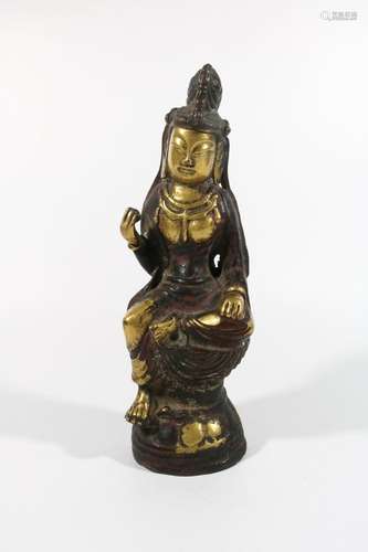 Gilt bronze Buddha