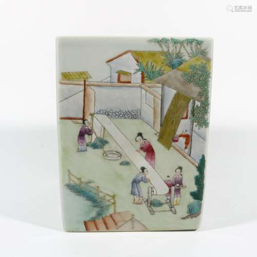 Pastel Character Poetry Square Pen Holder