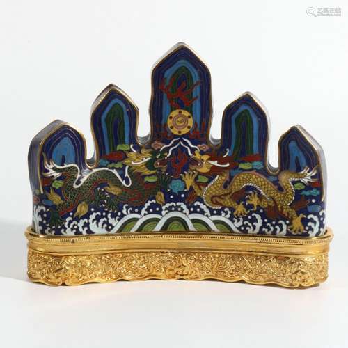 cloisonne pen holder