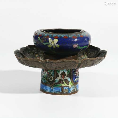 Cloisonne Eight Treasure Cups