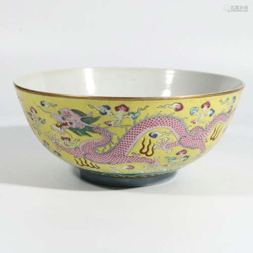 Pastel dragon bowl