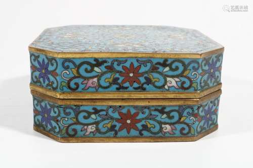 Cloisonne Square Box