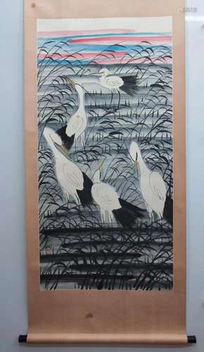 Lin Fengmian egret