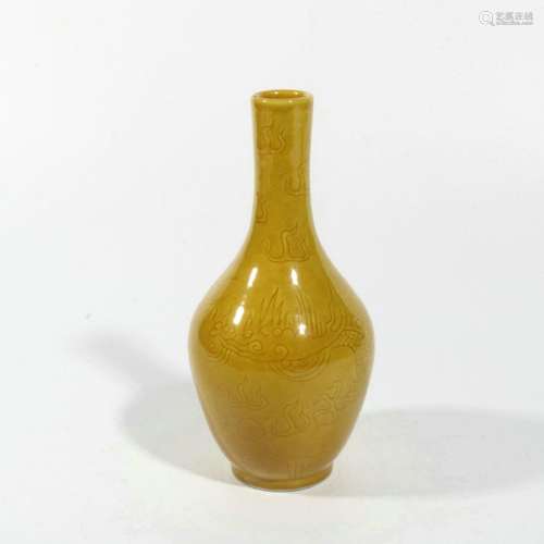 yellow glaze bottle