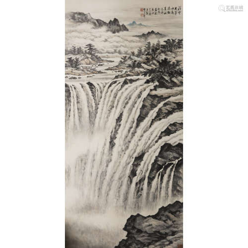 HUANG JUNBI (ATTRIBUTED TO, 1898-1991), LANDSCAPE