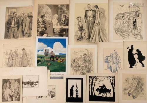 Sammlung Illustrationen