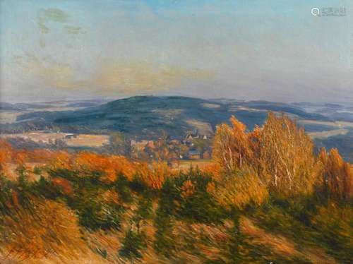 Albin Schlehahn, "Herbst bei Röttis"