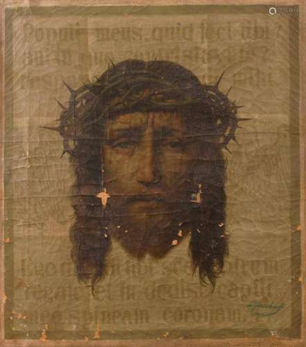 "Ecce Homo" - Christuskopf mit Dornenkrone