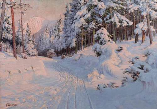 Paul Weimann, Winter im Riesengebirge