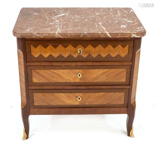 Small chest of drawers with marble