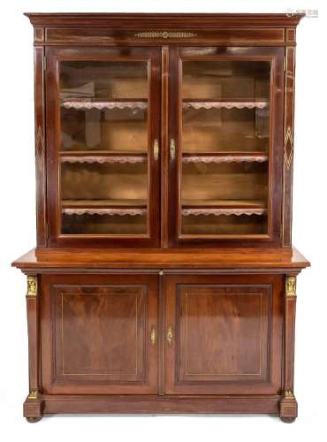 Top cabinet in Empire style around