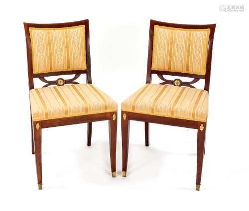 Pair of chairs in Biedermeier style