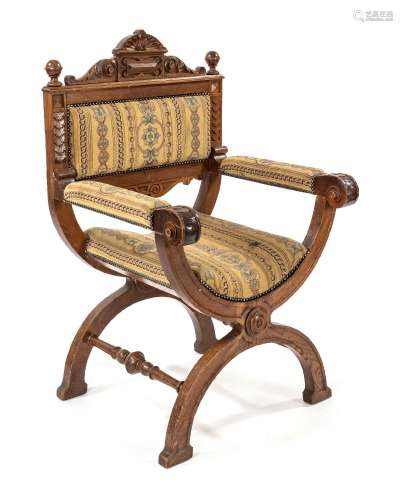 Historism scissors chair c. 18880,