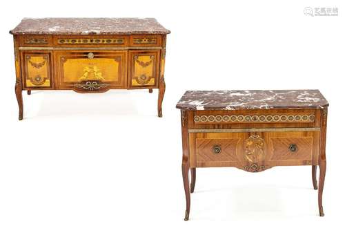 Two chests of drawers, France 20th