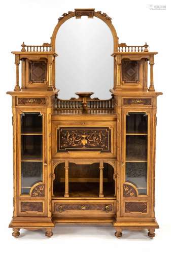 Wilhelminian ornamental cabinet, c.