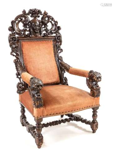 Wilhelminian period prunk armchair