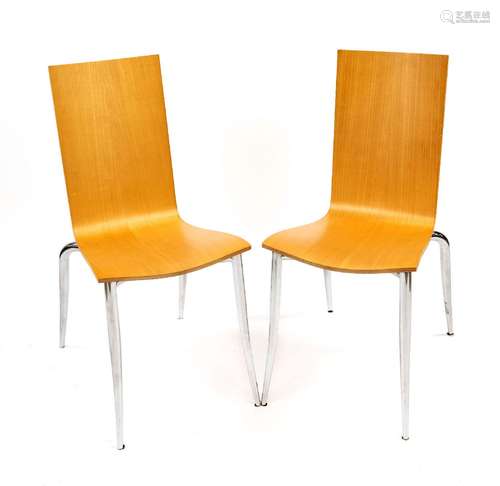 Pair of designer chairs, 20th centu