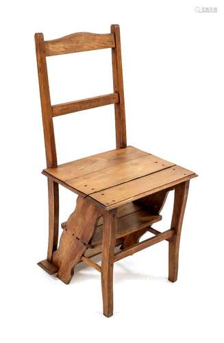 Ladder chair around 1900, solid bee