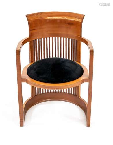 Designer round-back chair, 20th cen