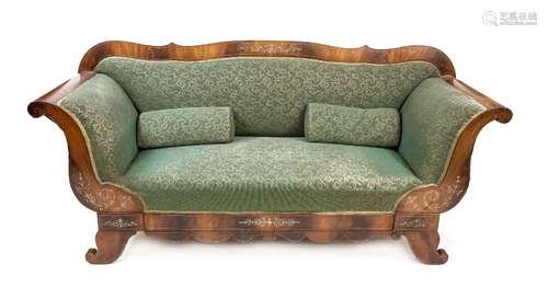 Biedermeier sofa c. 1830, mahogany