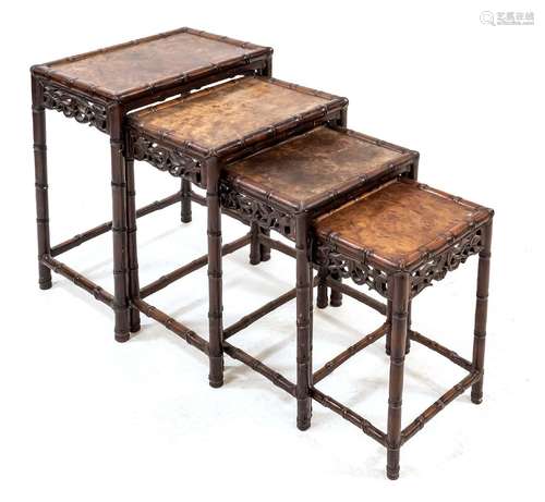 Asian quartet tables around 1900, w