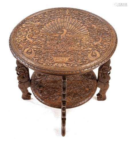 Oriental side table, 20th century,