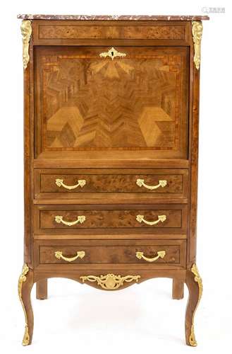 Small French writing cabinet, early