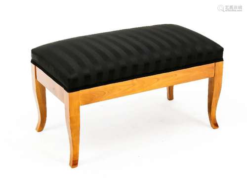 Biedermeier-style footstool, 20th c