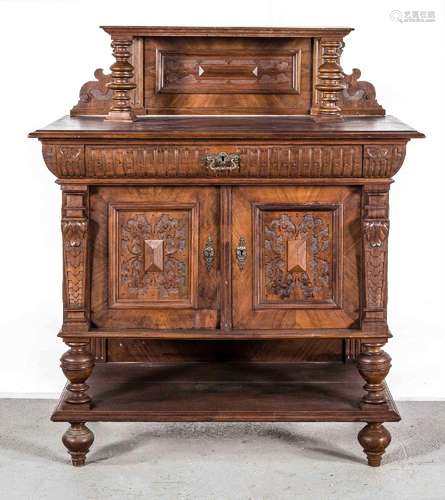 Sideboard, solid walnut and veneere