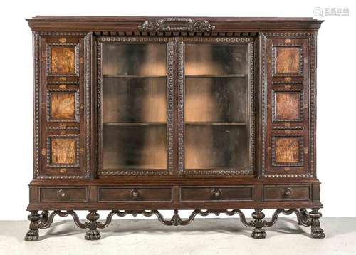 Salon cabinet, solid oak and veneer