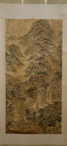 Huang Gongwang on silk