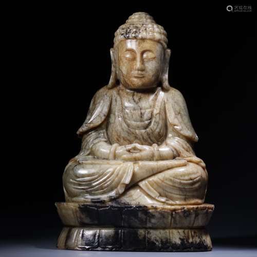 hetian jade buddha statue ornament