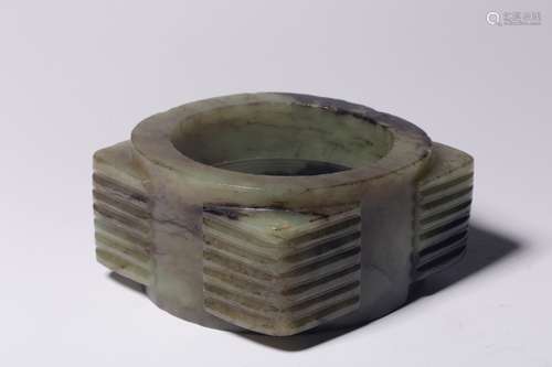 Hetian Jade Cong of Han Dynasty