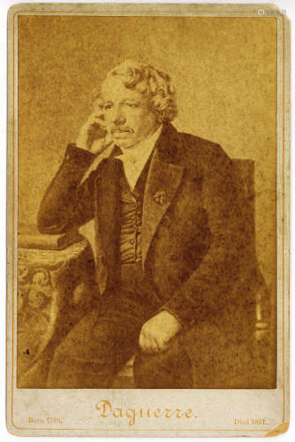 查尔斯·米德/克莱默照相馆 1850s 路易·达盖尔肖像照 蛋白照片/Al...