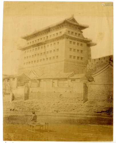 托马斯·查尔德 1870s 托马斯·查尔德 北京旧影（3张） 蛋白照片/Alb...