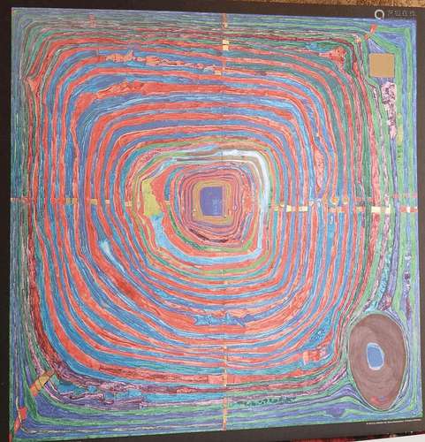 Friedensreich Hundertwasser (1928-2000) "Der Grosse Weg...