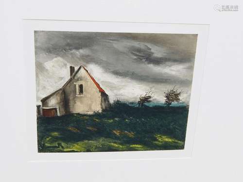 Maurice de Vlaminck(1876-1958)"La maison dans la plaine...