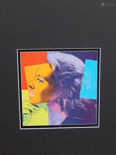 Andy Warhol(1928-1987)"Portrait Ingrid Bergmann",F...