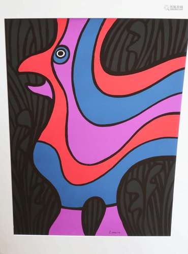 Jan Lenica "Bird",original Farbseriegraphie,Bruckm...